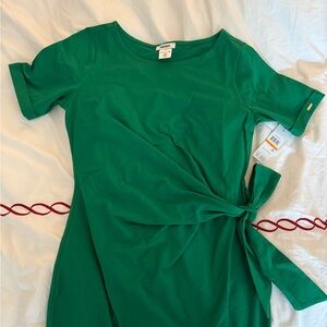 DKNY Green Midi Dress